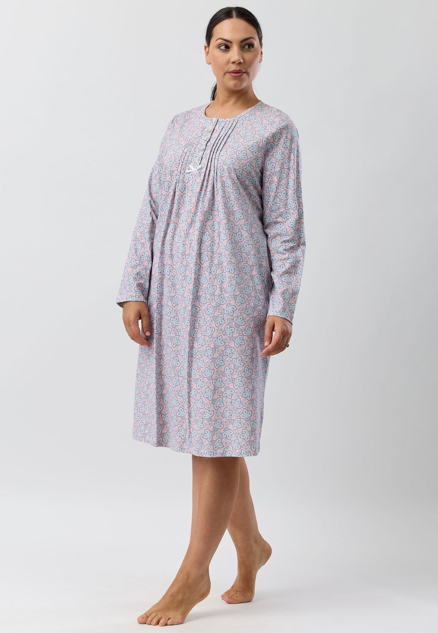 PAISLEY NIGHTIE PINK - SK203P5