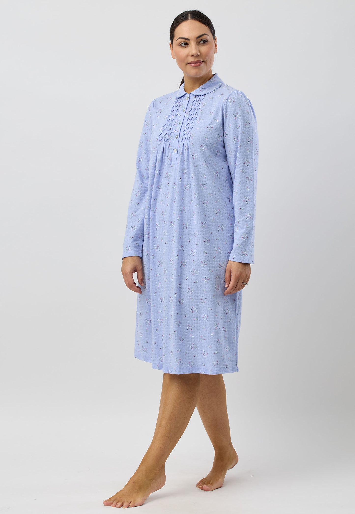 SWEET PEA COLLAR NIGHTIE LAVENDER - SK251S5