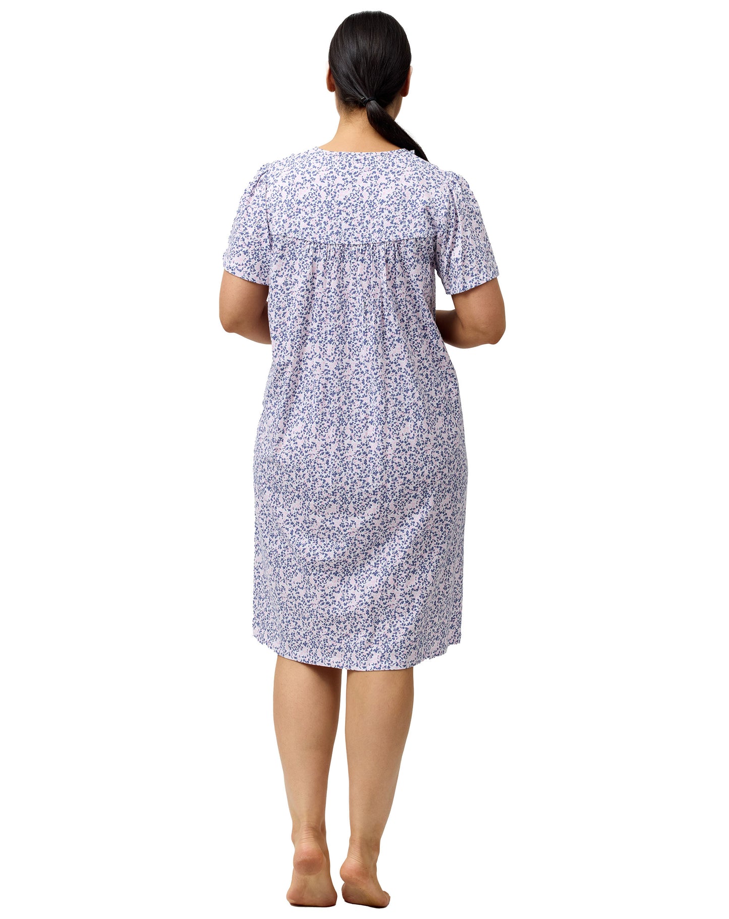 SHORT SLEEVE ABSTRACT NITE PINK - SK316A