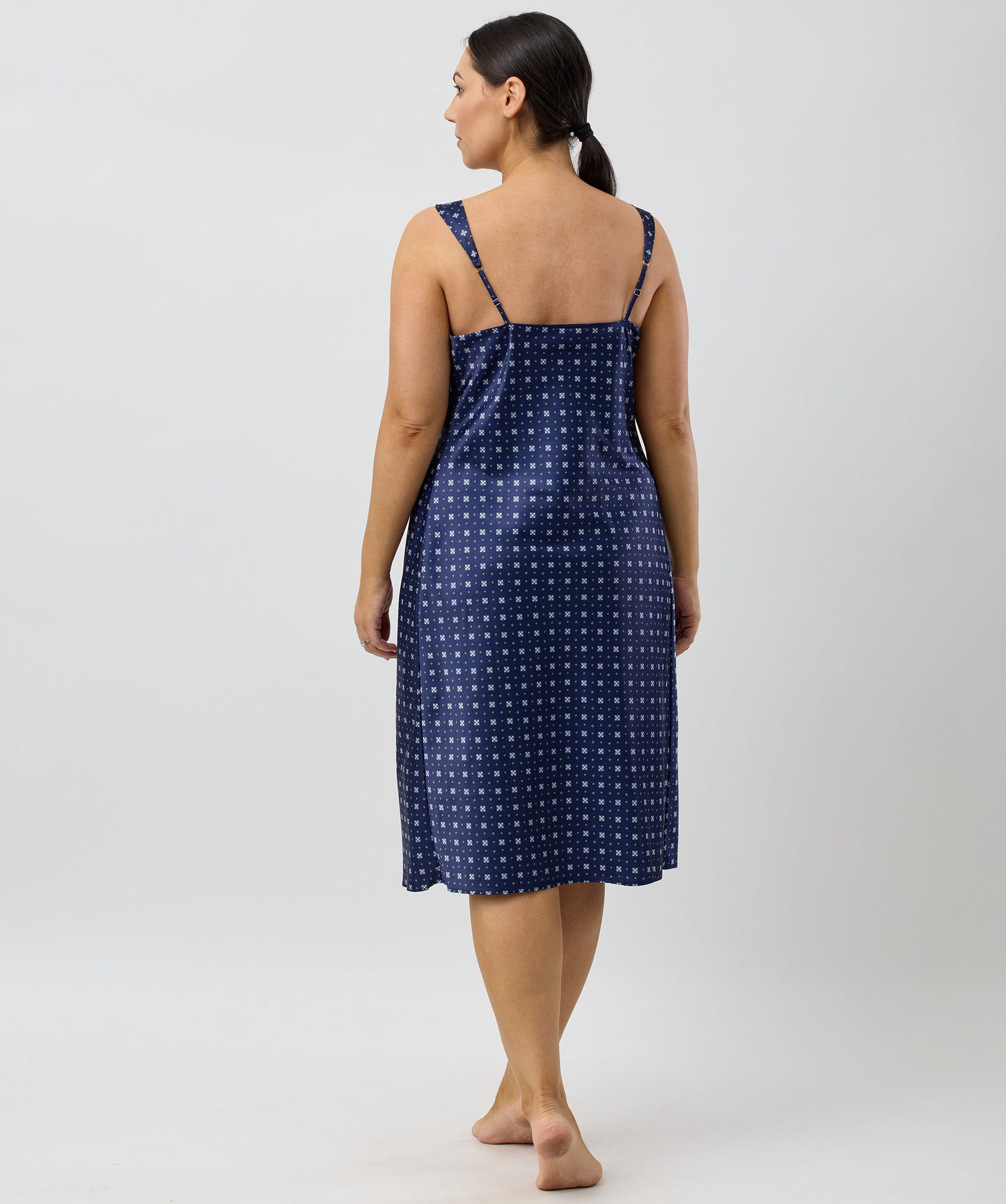 ART DECO CHEMISE NAVY - SK408A5