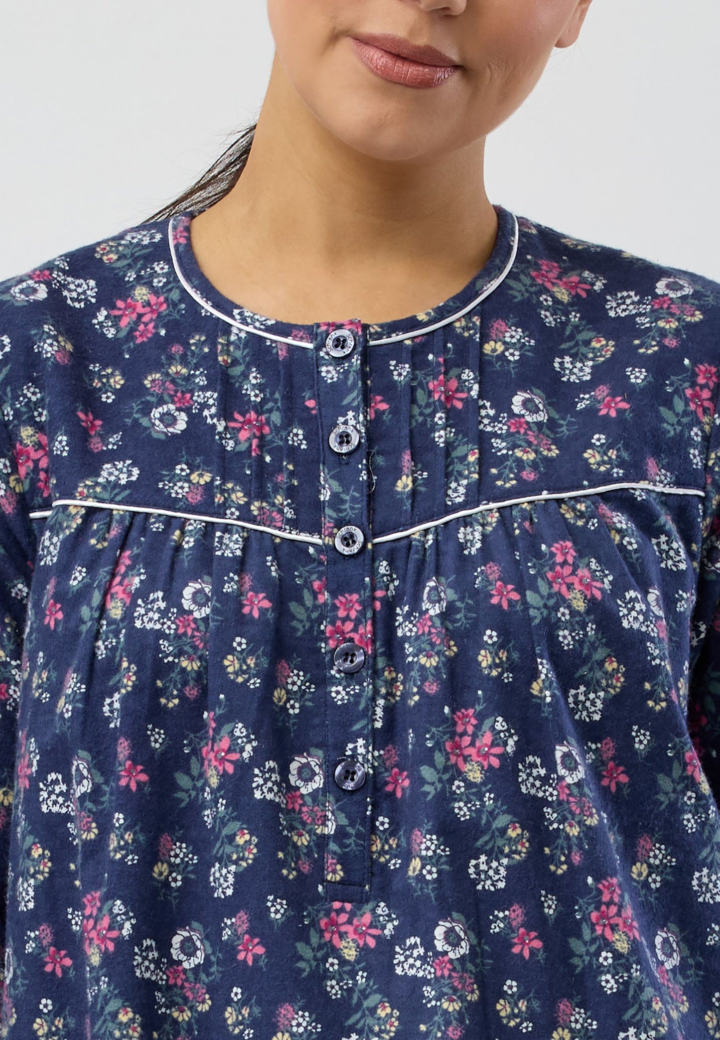 CRAB APPLE NIGHTIE NAVY - SK611C5