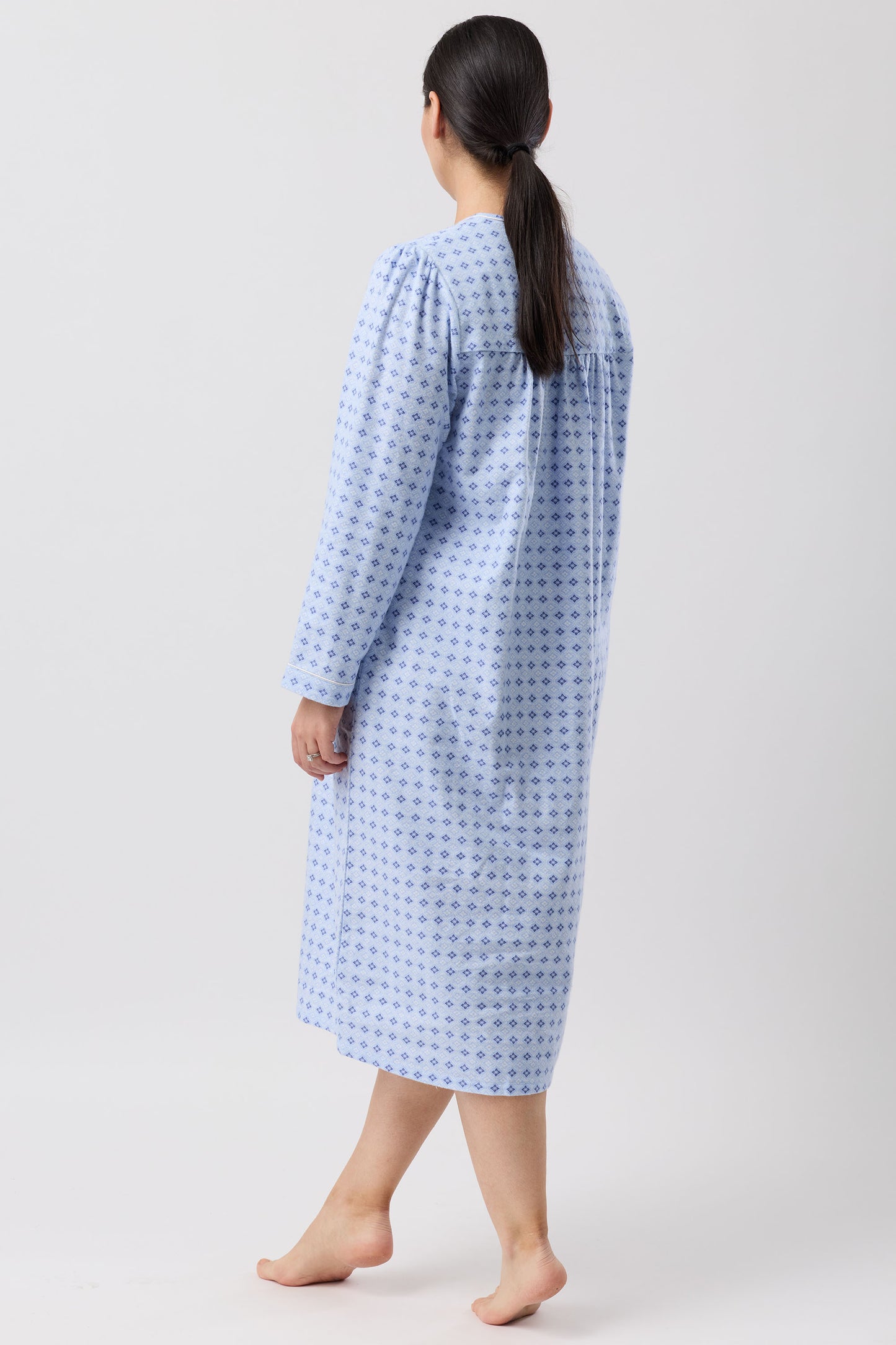 FLEUR DE LYS NIGHTIE BLUE - SK625F6