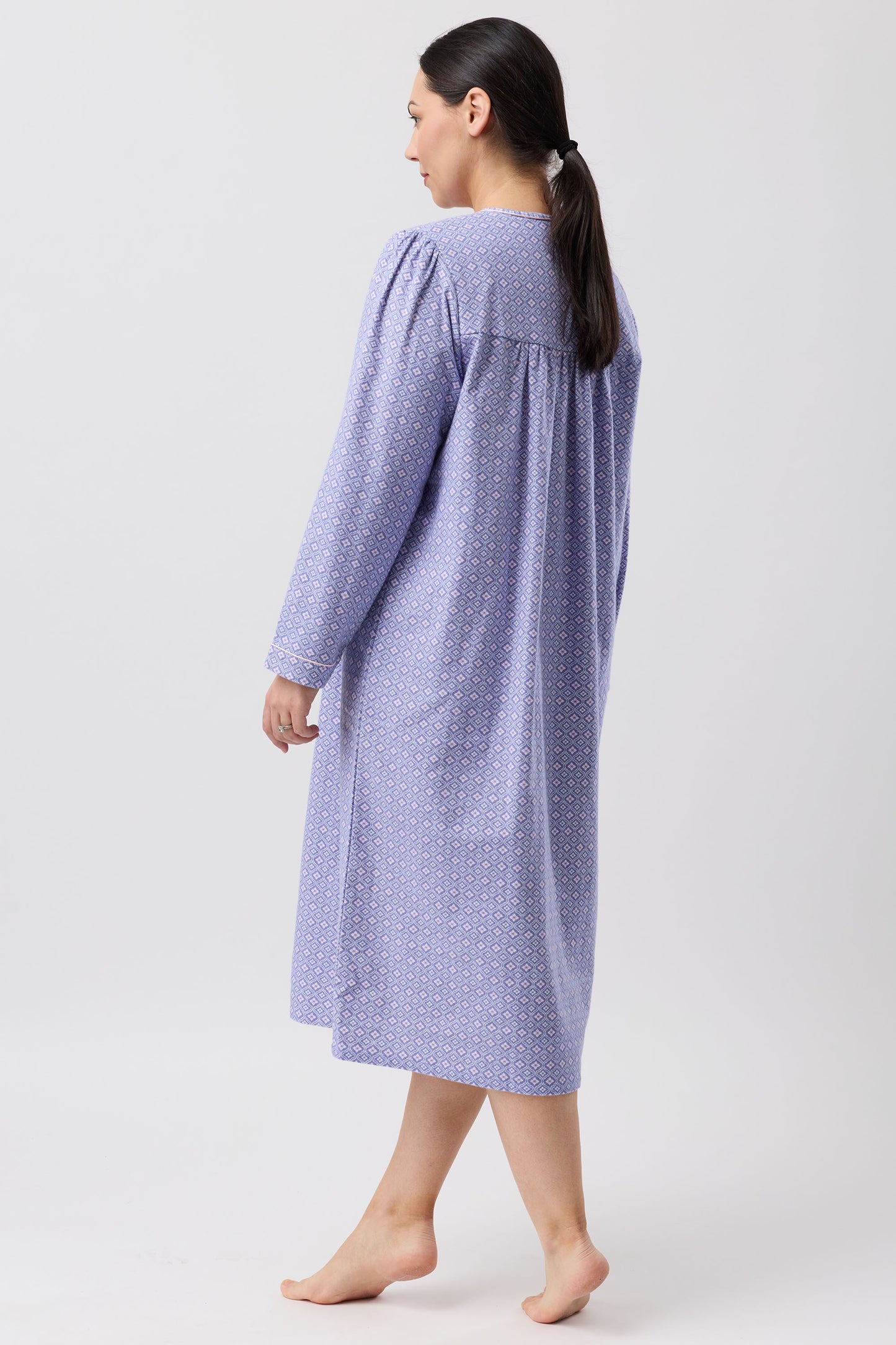 FLEUR DE LYS NIGHTIE INDIGO - SK625F6