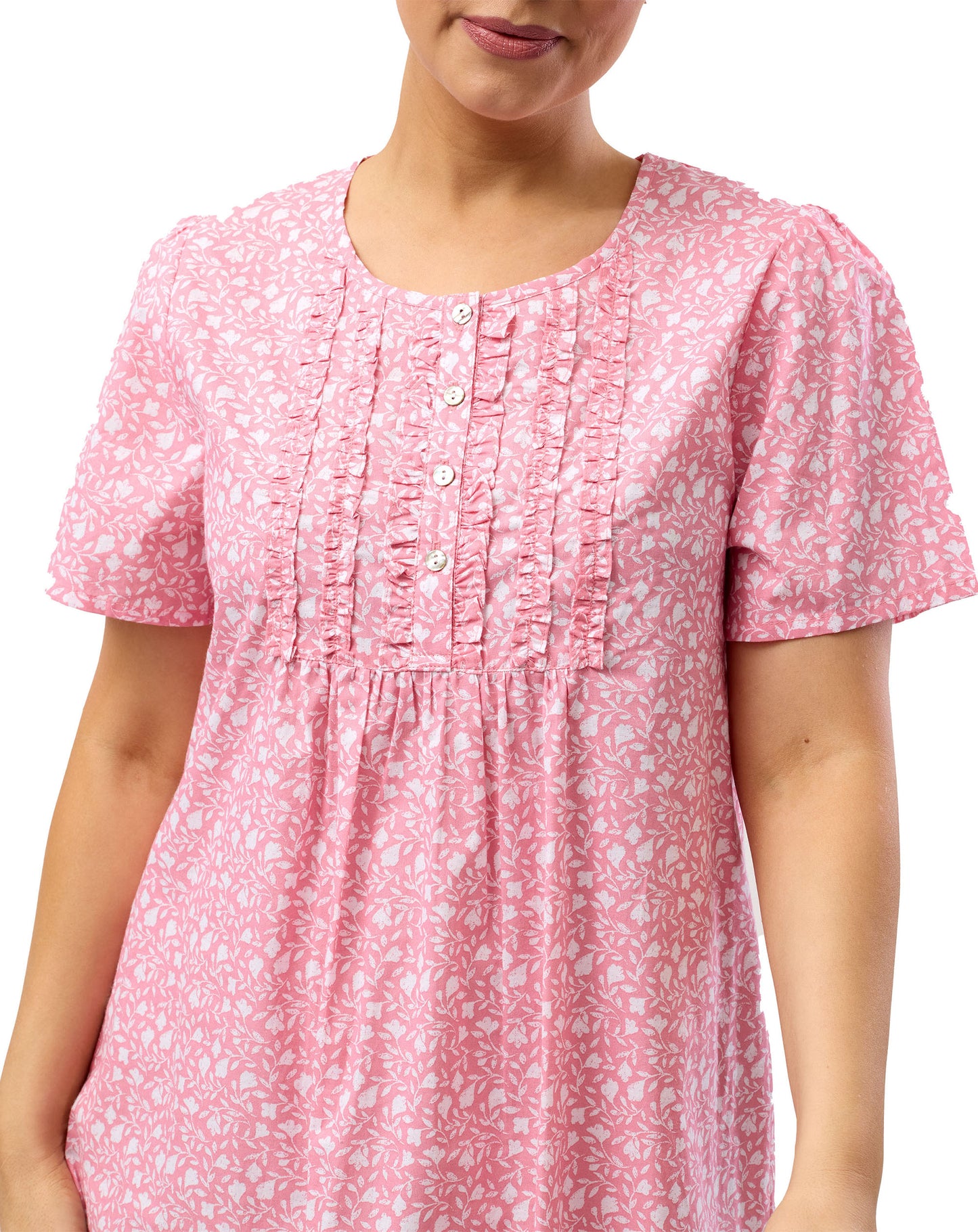 SHORT SLEEVE LEAF NITE CORAL - SK707L