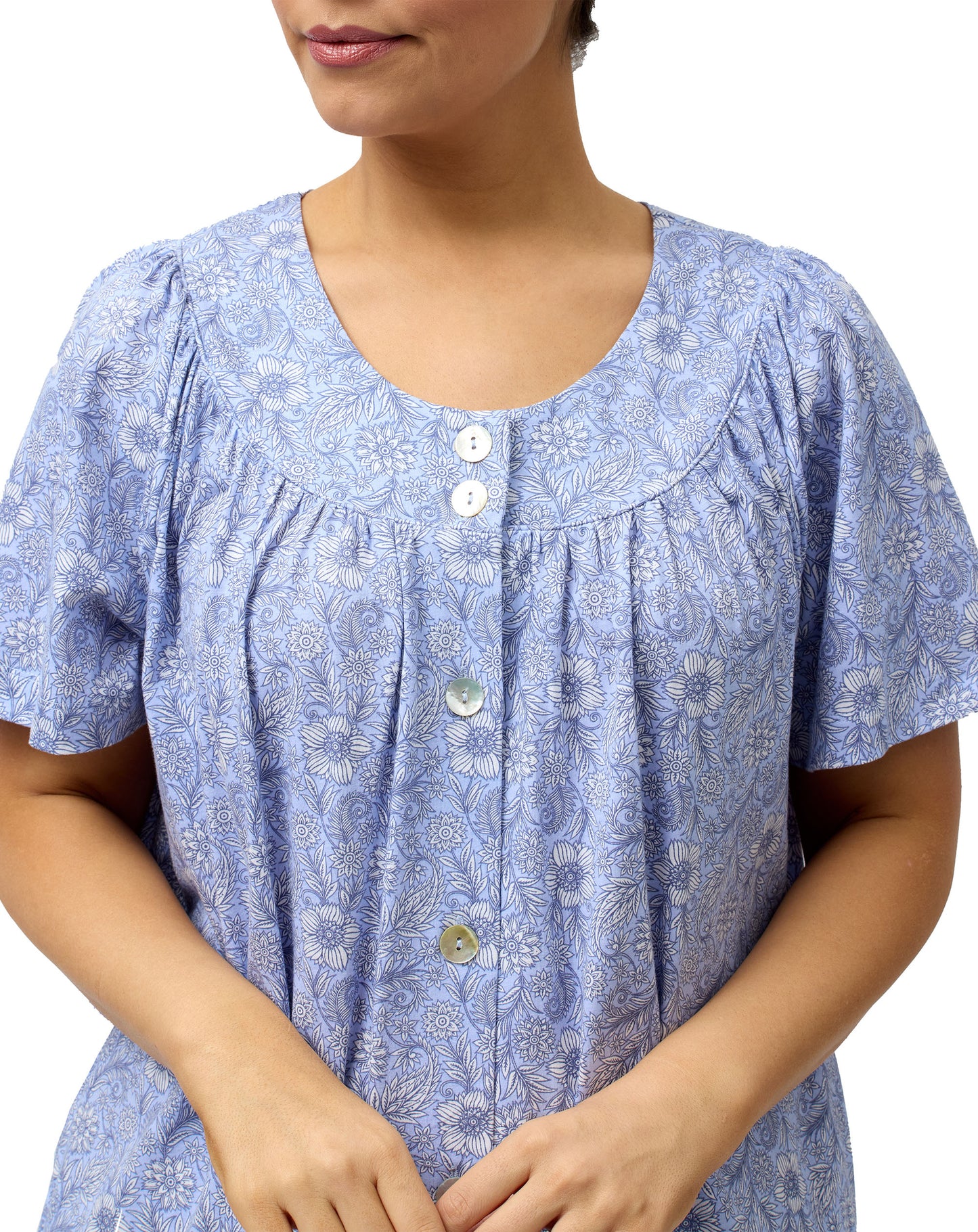 INDI BRUNCH COAT BLUE - SK925I