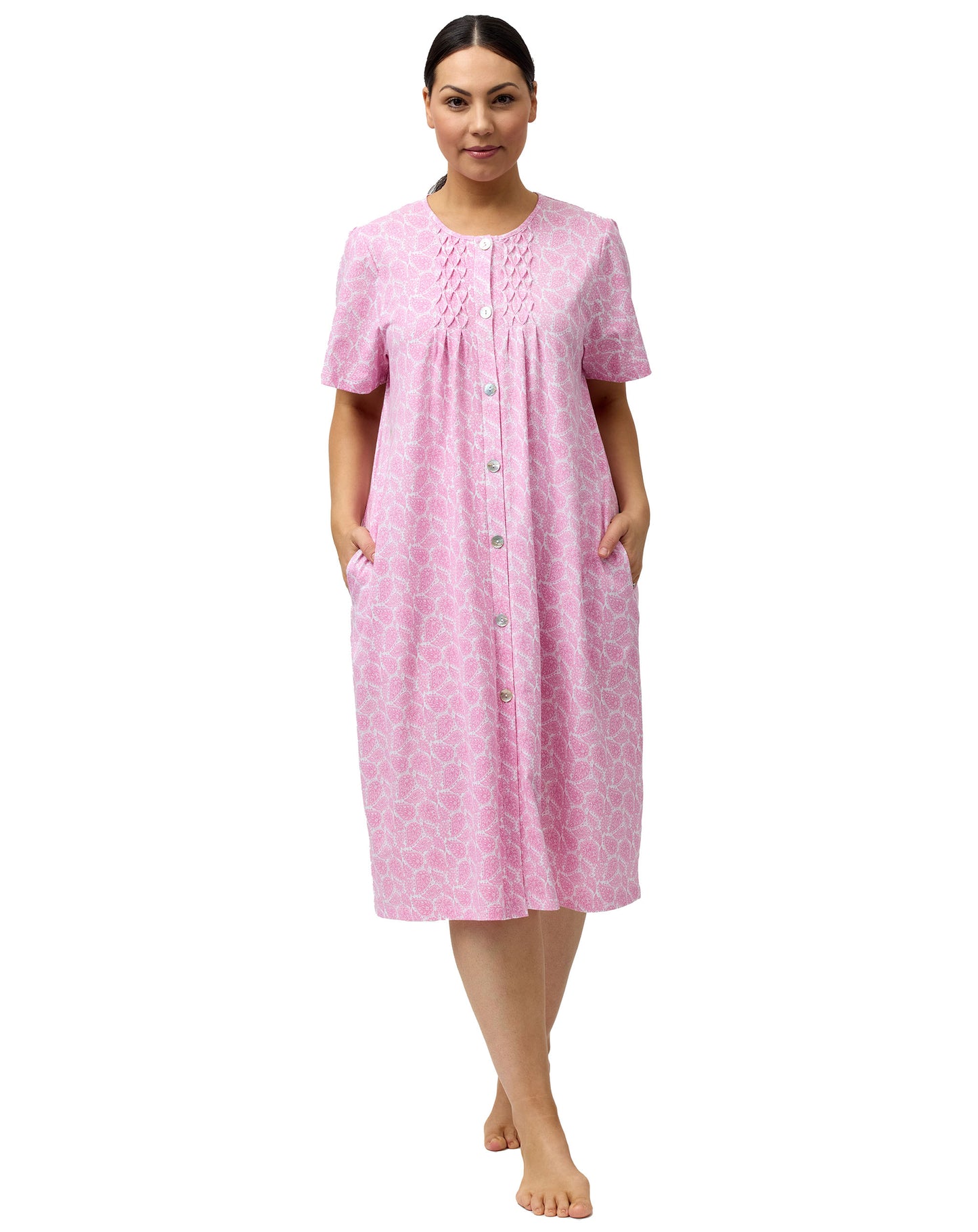 PAISLEY BRUNCH COAT PINK - SK927P