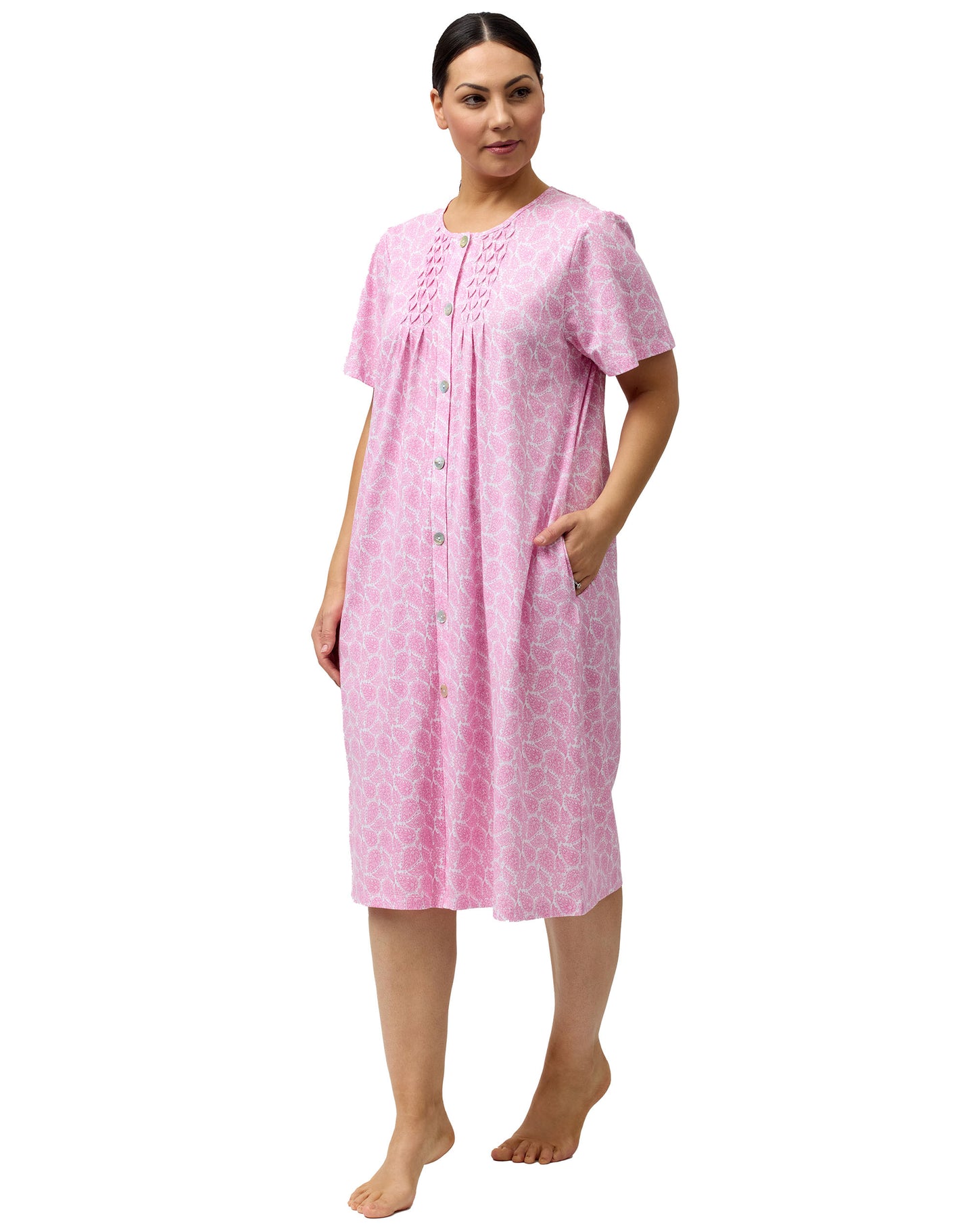 PAISLEY BRUNCH COAT PINK - SK927P