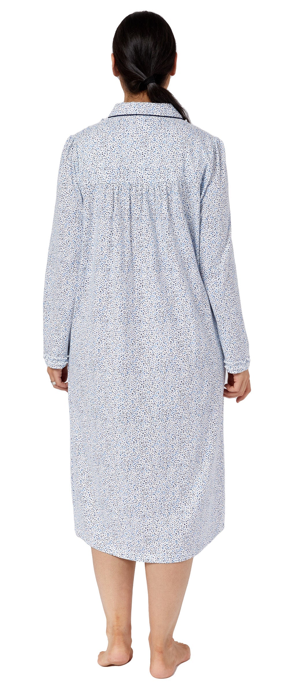 CONFETTI RUFFLE NIGHTIE BLUE - SK229C