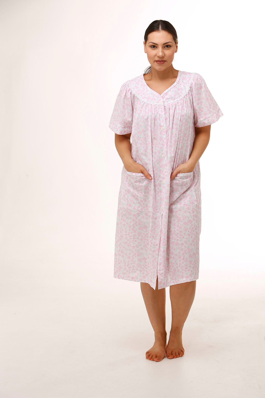 Fleur Brunch Coat Pink SK912F - Main Image