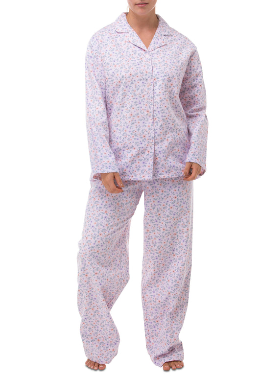 RITA FLANNELETTE PJ SET PINK - SK135