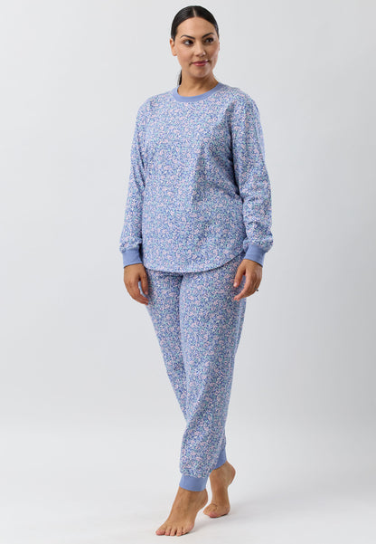 FLOWERETTE SKI PJ SET DENIM - SK102F5