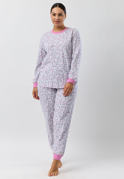 FLOWERETTE SKI PJ SET PINK - SK102F5