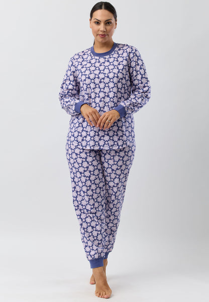 PAISLEY SKI PJ SET MARINE - SK102P5