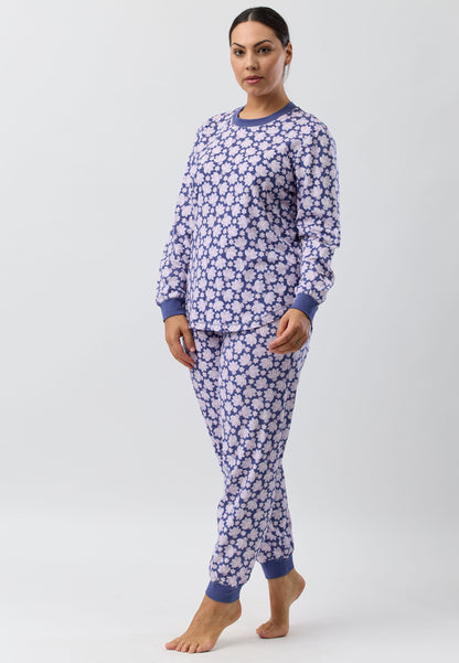 PAISLEY SKI PJ SET MARINE - SK102P5
