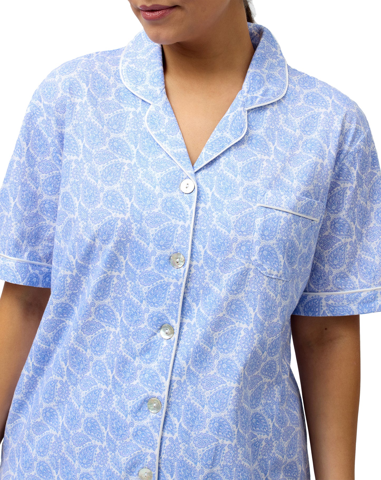 PAISLEY PJ SET BLUE - SK108P