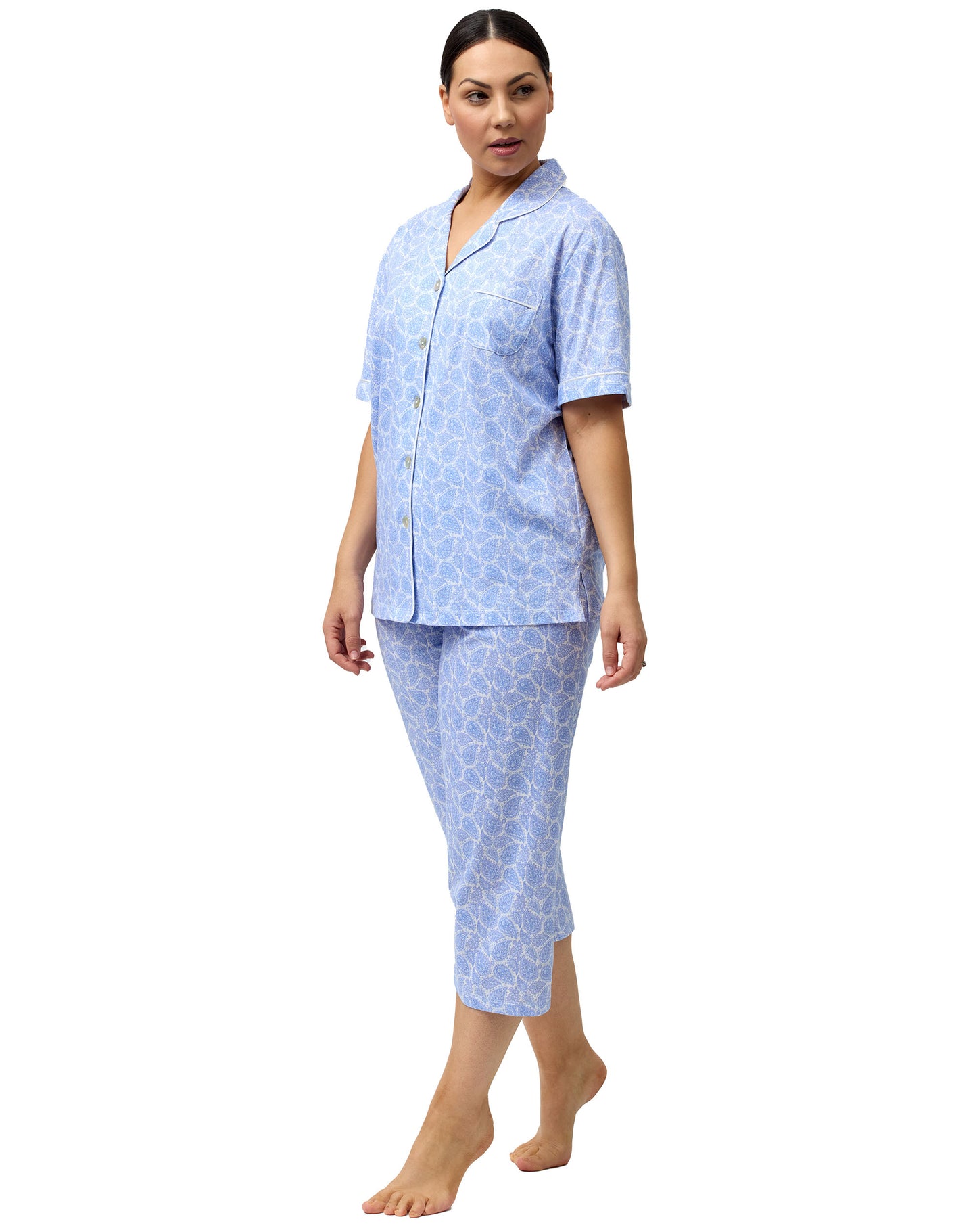 PAISLEY PJ SET BLUE - SK108P