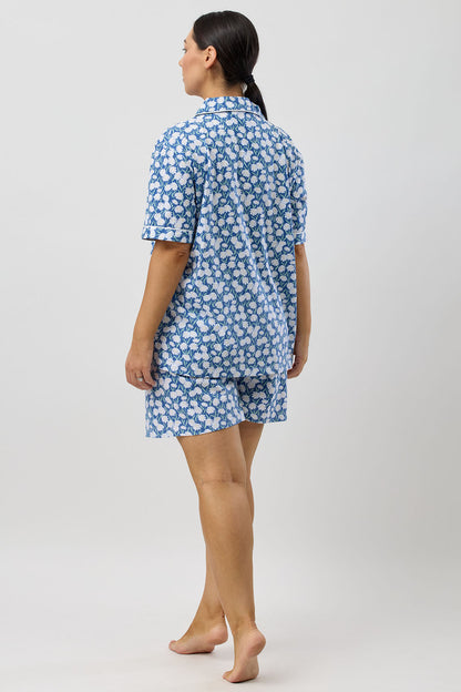 DAISIES SHORT PJ SET DENIM - SK126D5