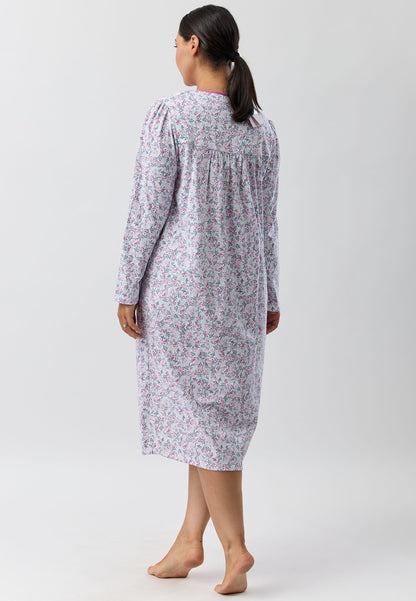FLOWERETTE TIE NIGHTIE PINK - SK202F5