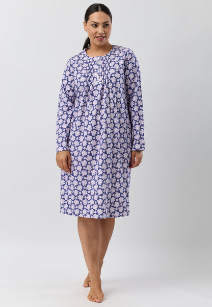 PAISLEY NIGHTIE MARINE - SK203P5