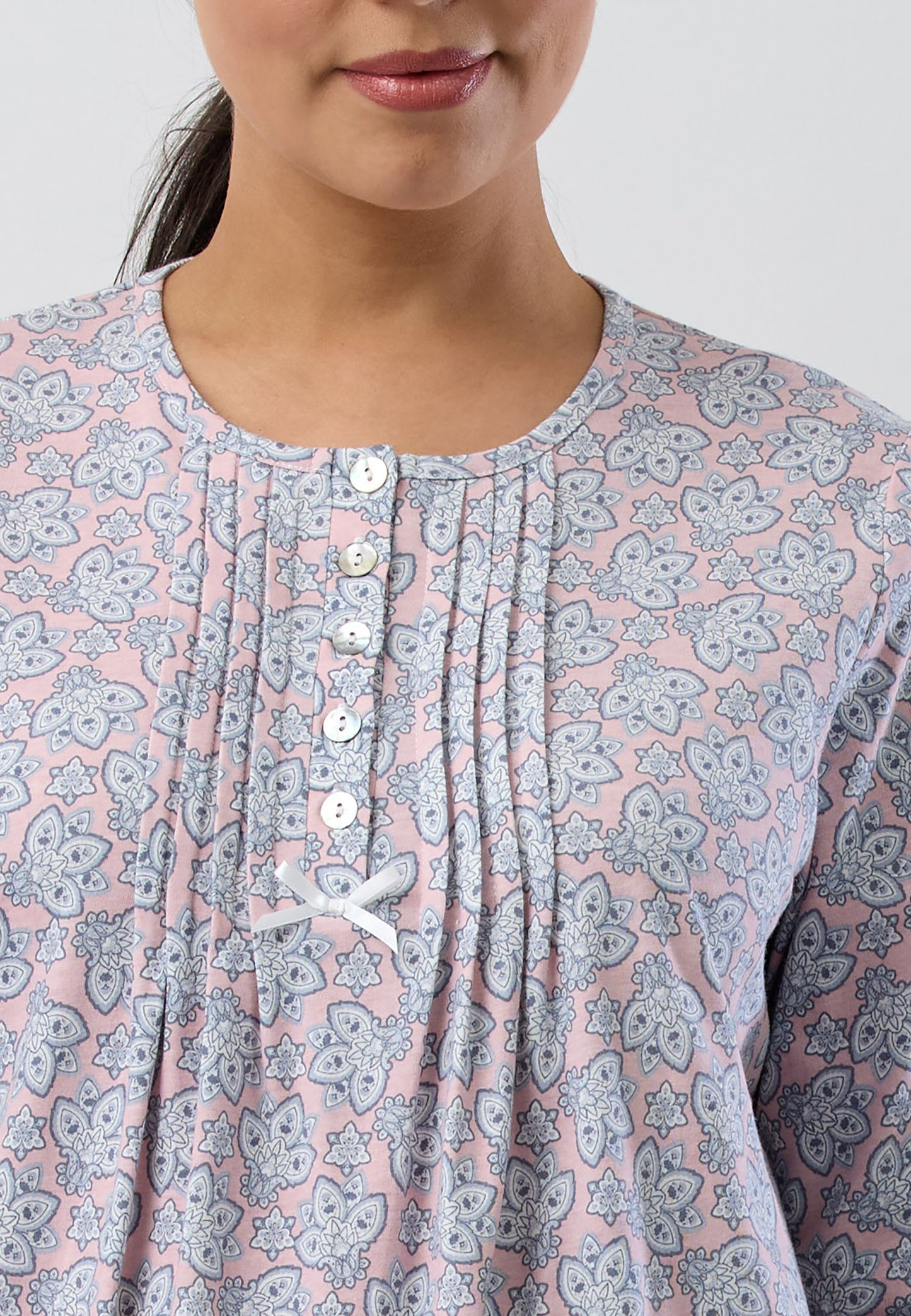 PAISLEY NIGHTIE PINK - SK203P5