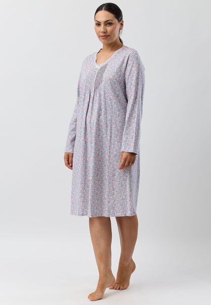 PAISLEY CROCHET NIGHTIE PINK - SK208P5