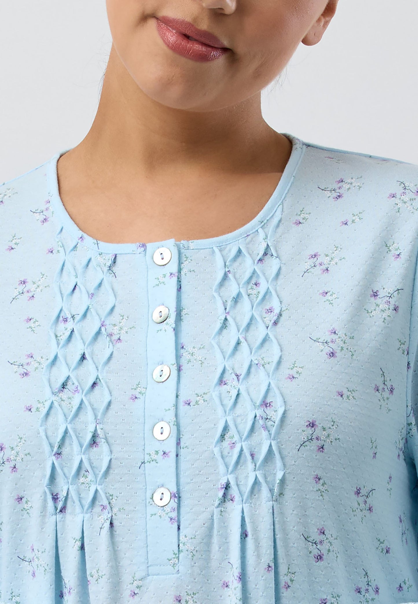 SWEET PEA NIGHTIE AQUA - SK244S5