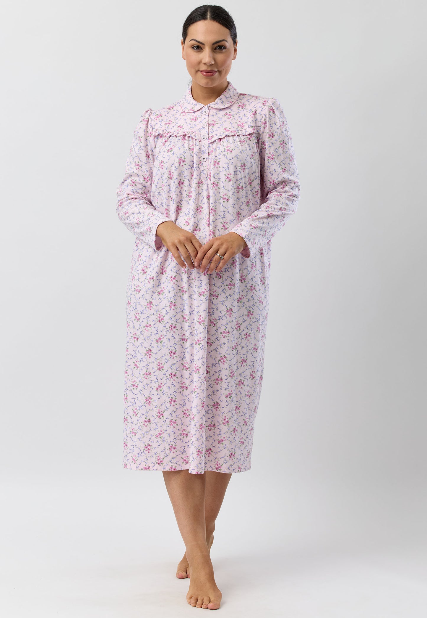 POSY COLLAR NIGHTIE PINK - SK248PO5
