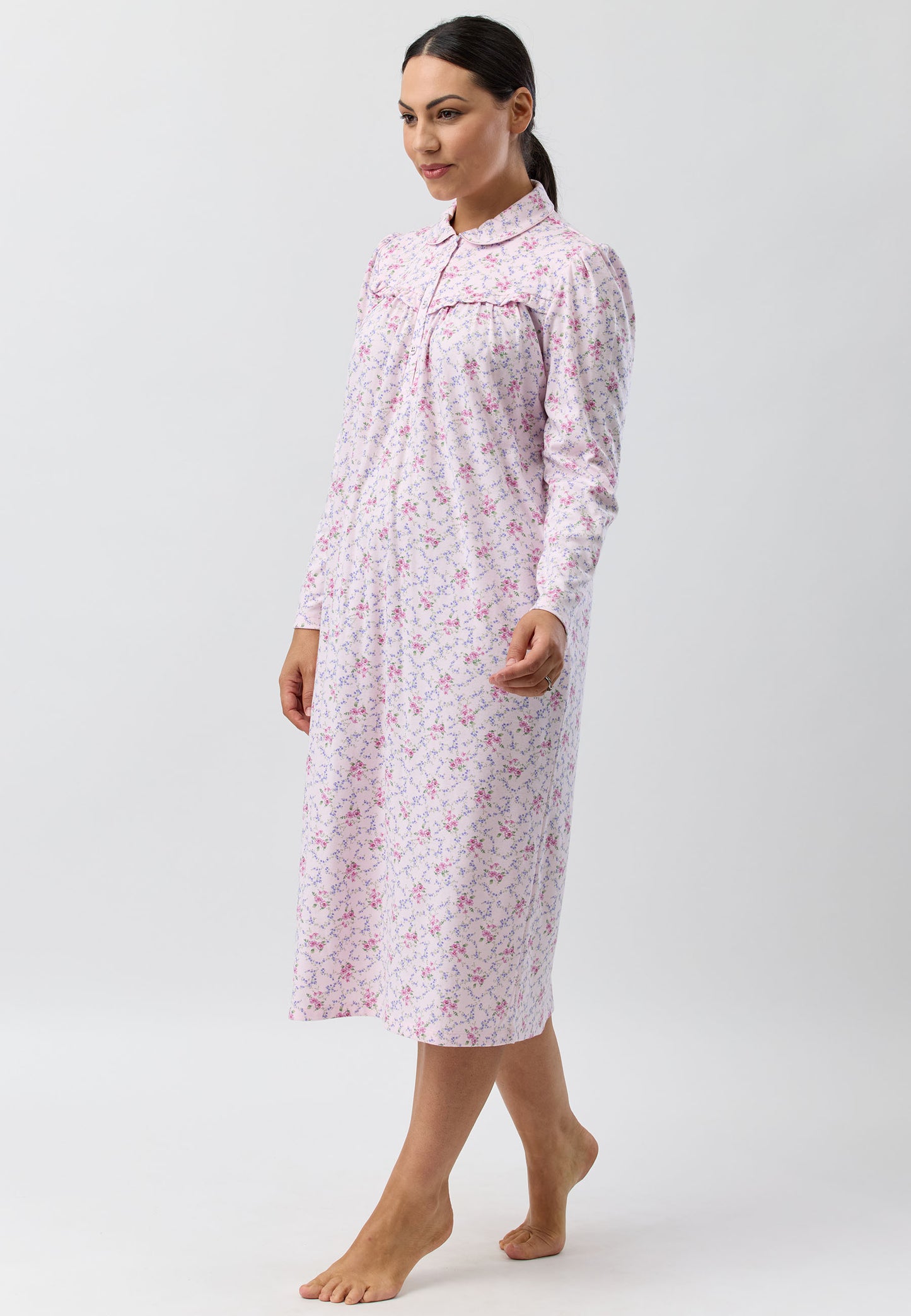 POSY COLLAR NIGHTIE PINK - SK248PO5