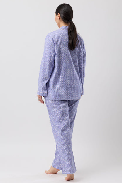 FLEUR DE LYS PJ SET INDIGO - SK500F6