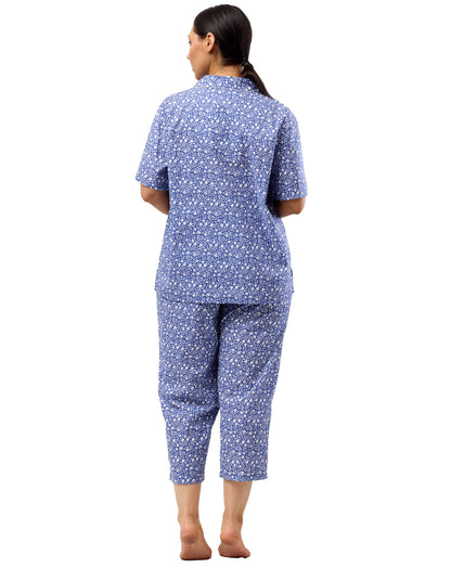 LEAF PJ SET DENIM - SK500L