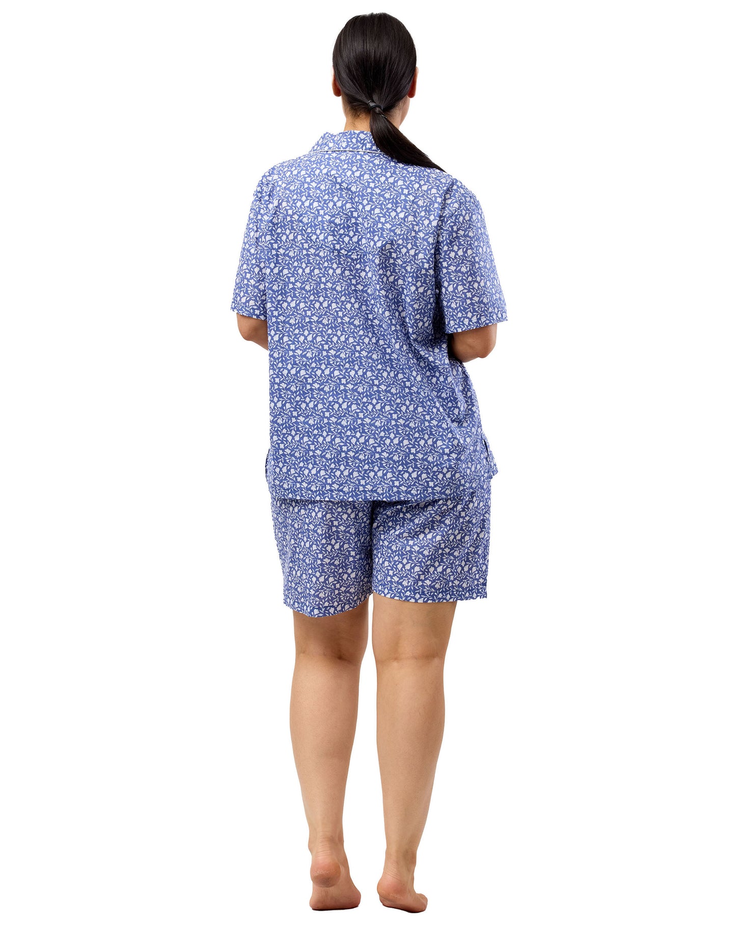 LEAF SHORT PJ SET DENIM - SK506L