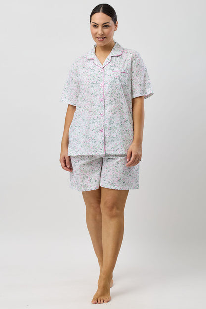 PANSIES SHORT PJ SET PINK - SK506P5