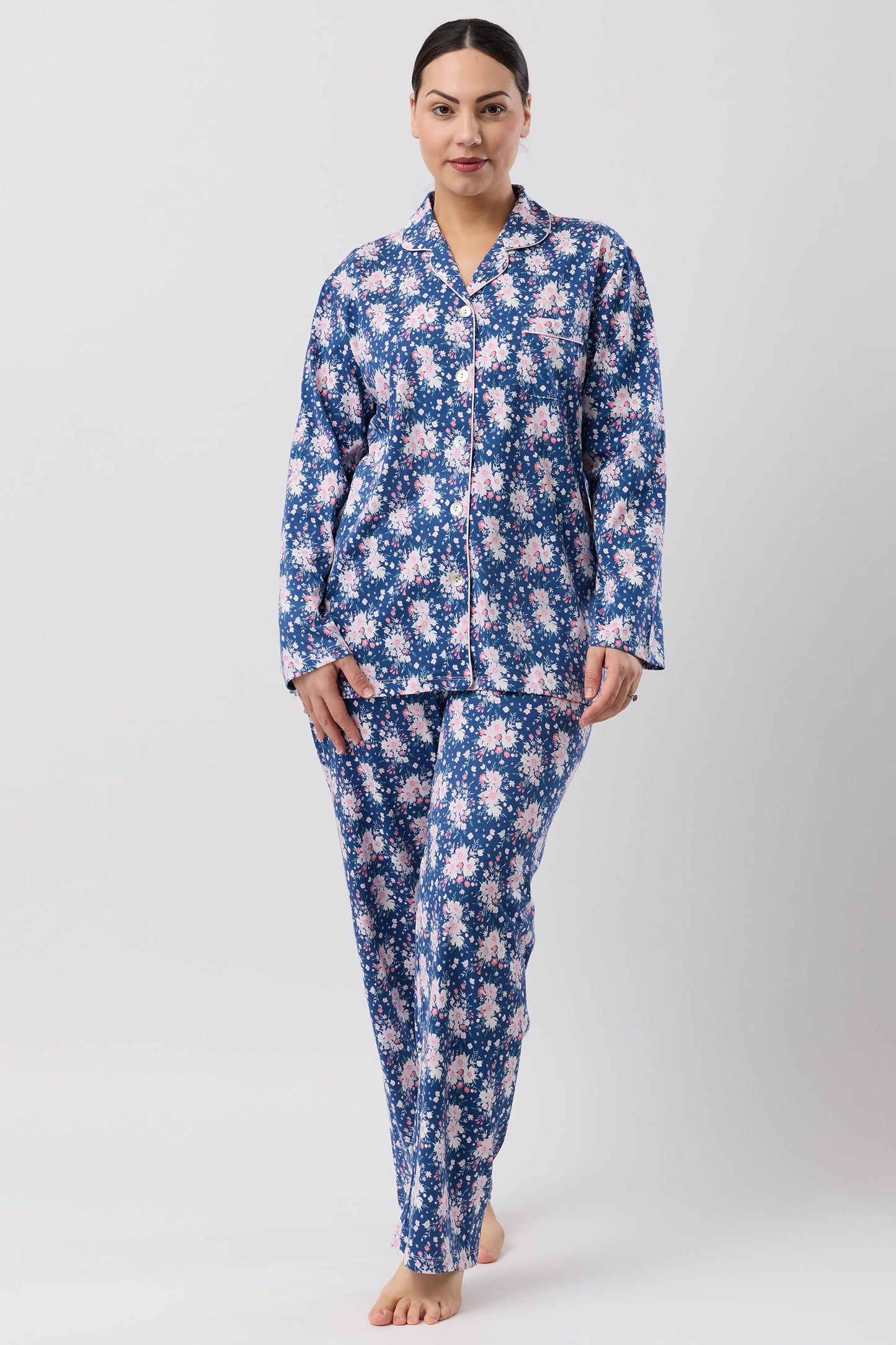 BOUQUET PJ SET NAVY - SK515B6
