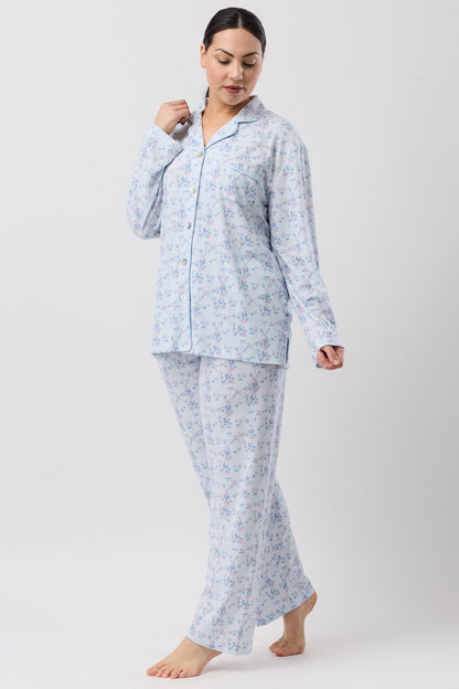 CHERRY BLOSSOM PJ SET BLUE - SK515C6