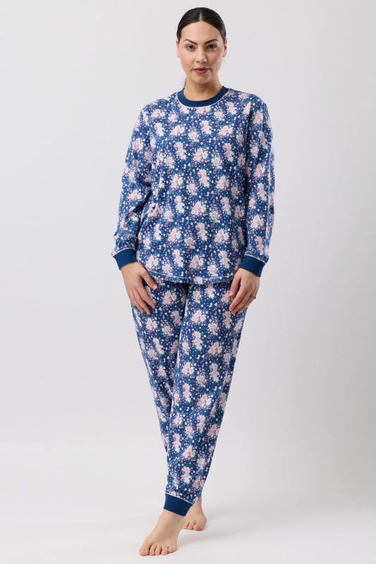 BOUQUET SKI PJ SET NAVY - SK516B6