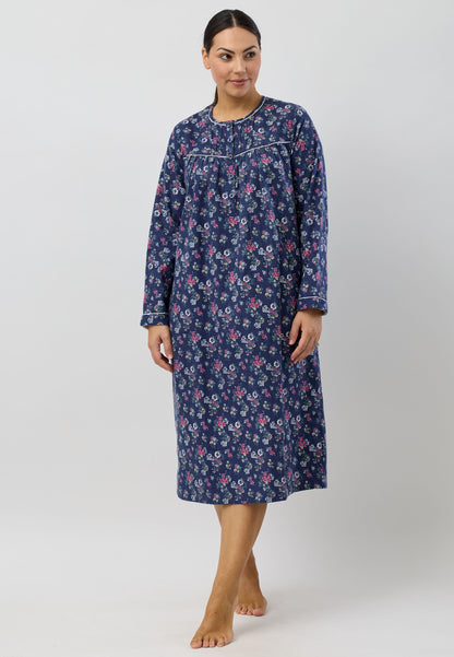 CRAB APPLE NIGHTIE NAVY - SK611C5