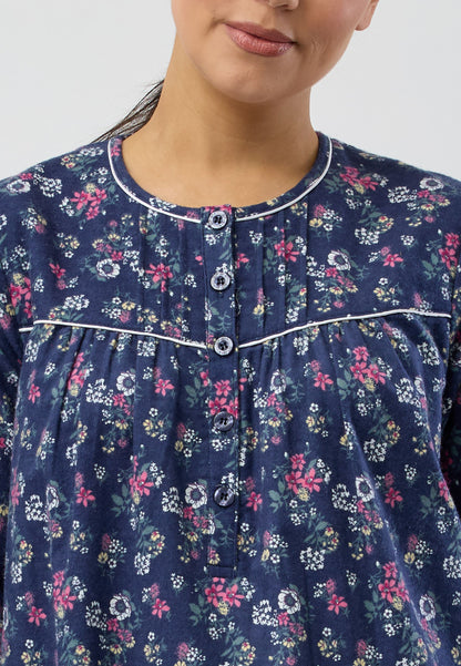 CRAB APPLE NIGHTIE NAVY - SK611C5