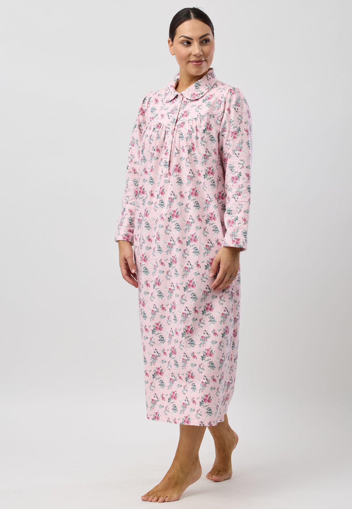CRAB APPLE COLLAR NIGHTIE PINK - SK612C5