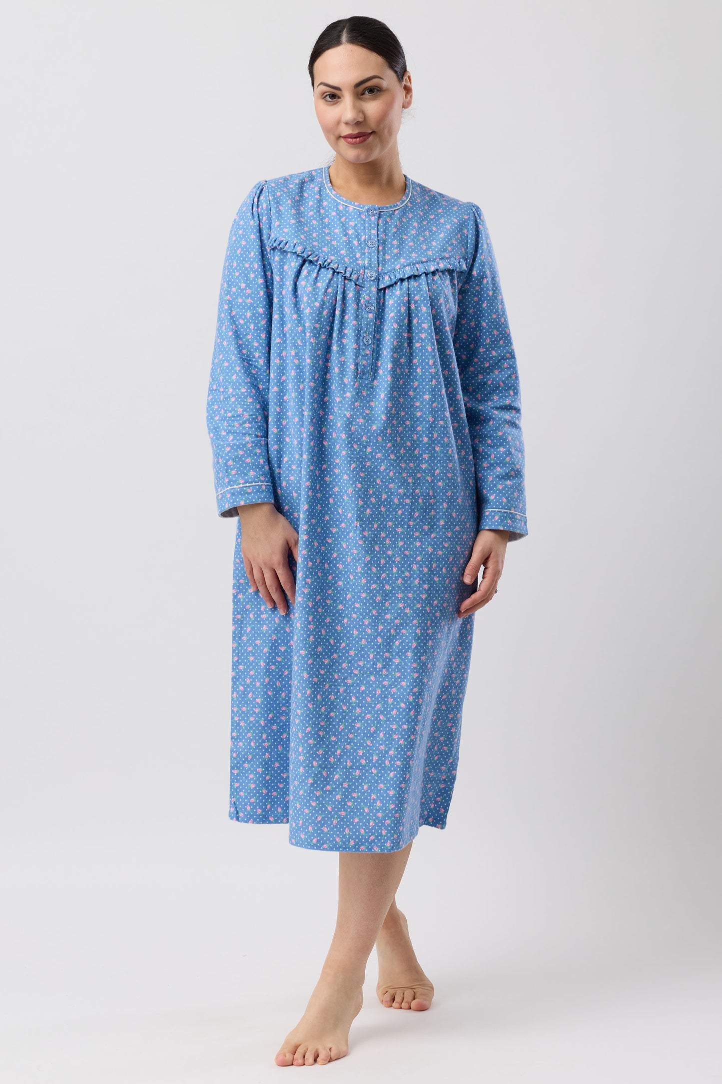 ROSE SPOT NIGHTIE DENIM - SK625R6