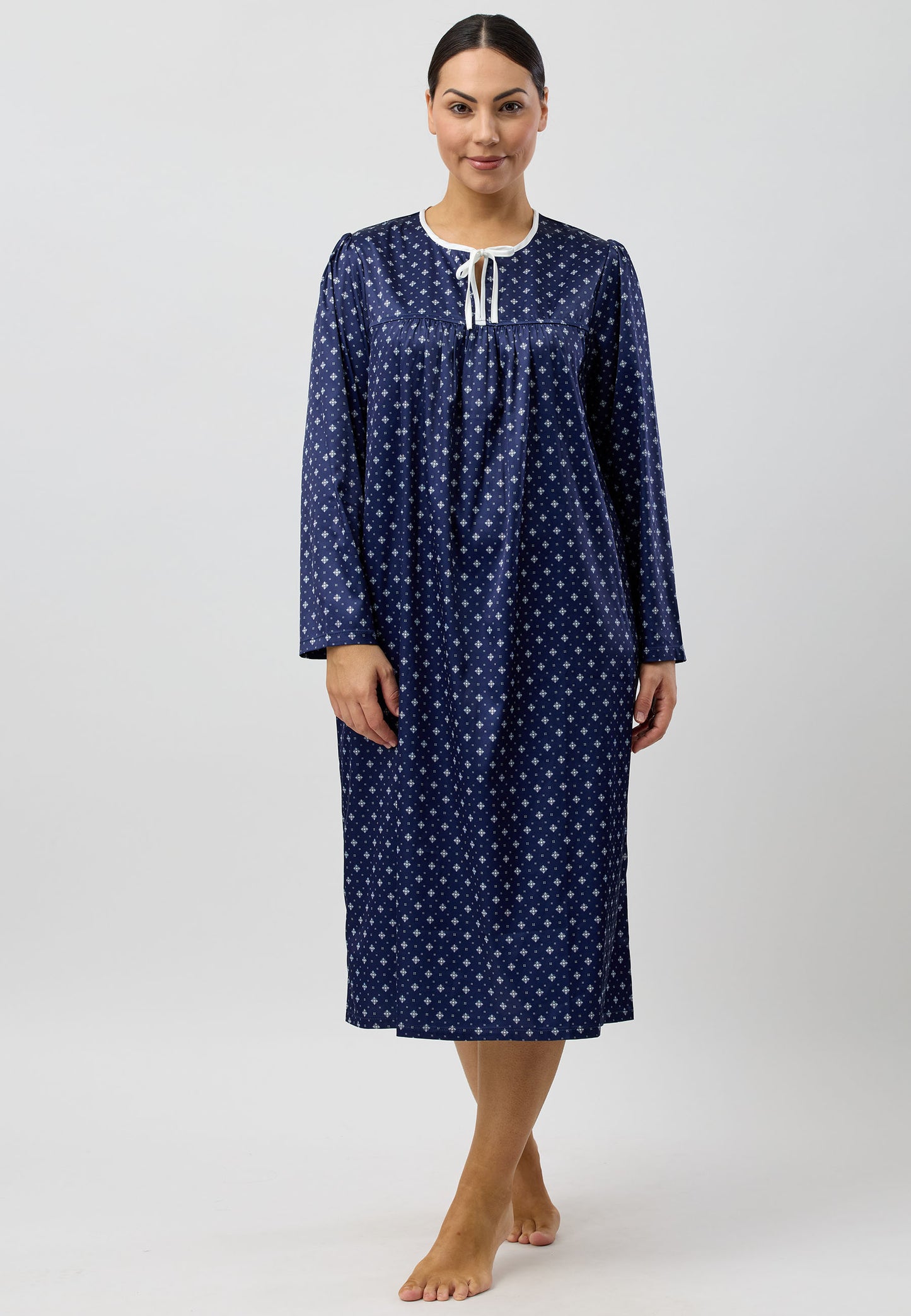 ART DECO NIGHTIE NAVY - SK627A5
