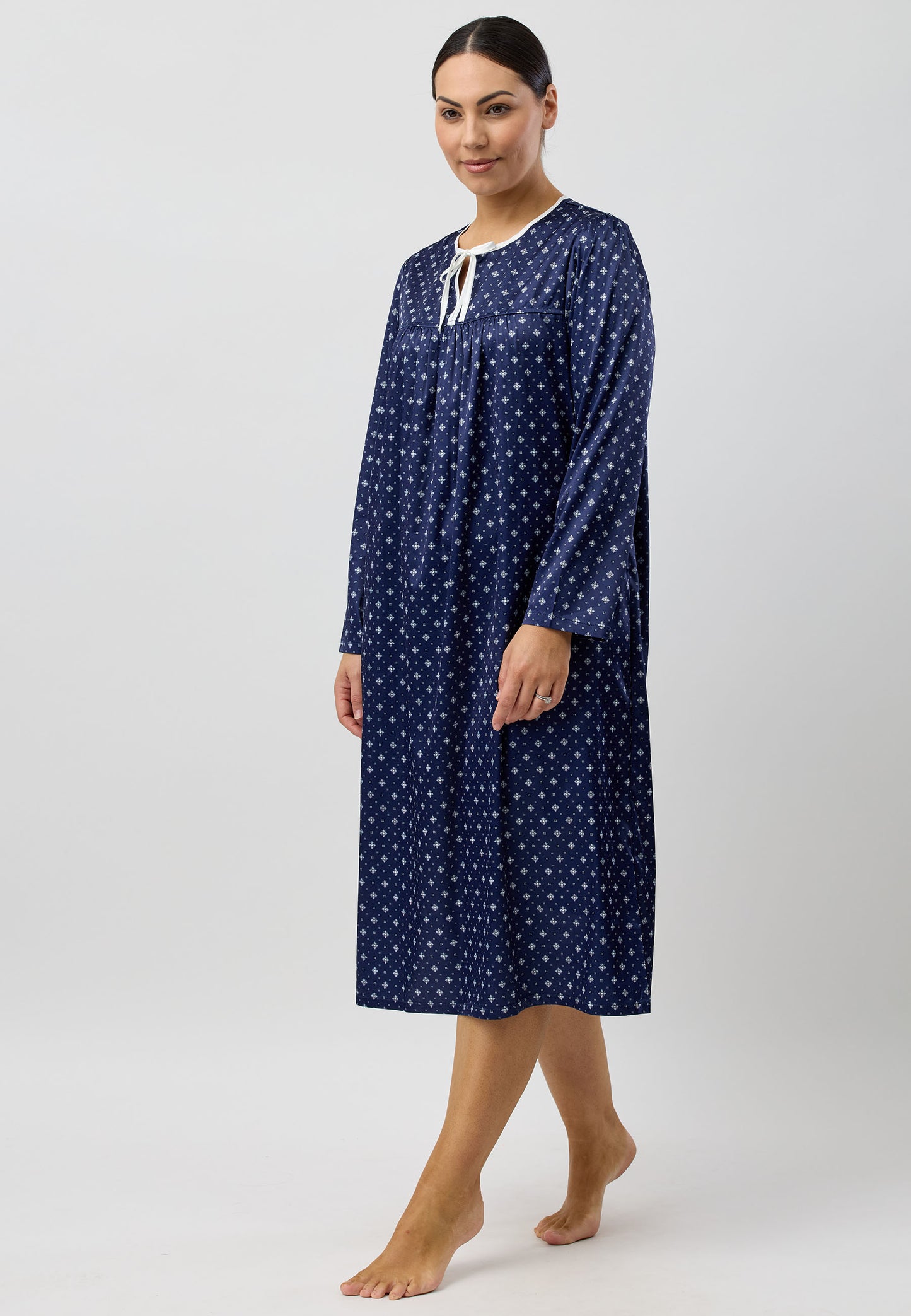 ART DECO NIGHTIE NAVY - SK627A5