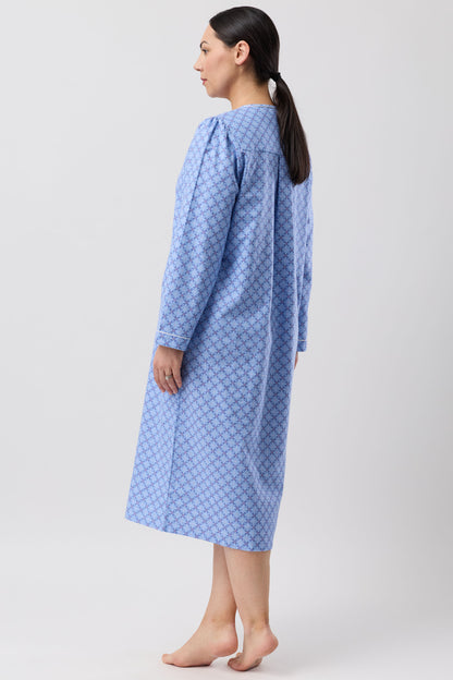 LATTICE NIGHTIE BLUE - SK628L6