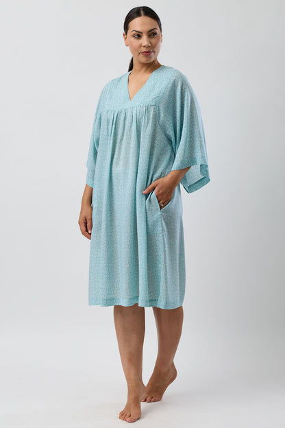 FOLIAGE SLEEP KAFTAN JADE - SK705F5