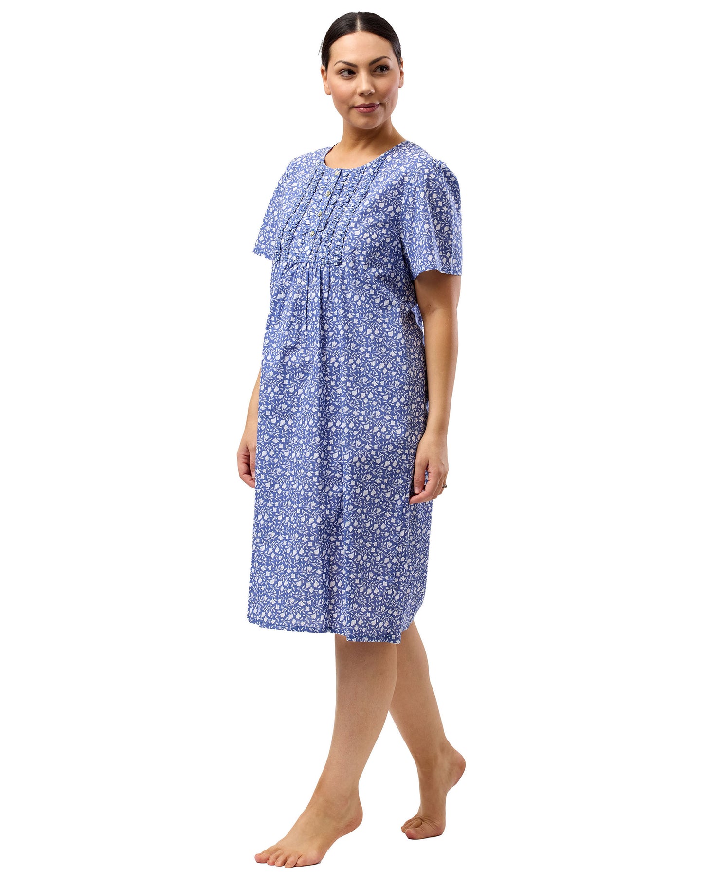 SHORT SLEEVE LEAF NITE DENIM - SK707L