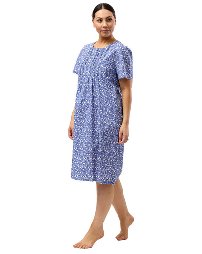 SHORT SLEEVE LEAF NITE DENIM - SK707L