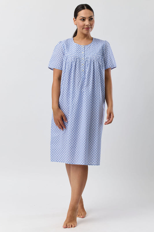 GEO NIGHTIE DENIM - SK713G5