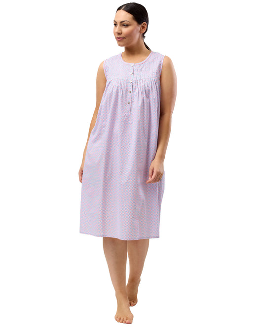 SLEEVELESS GEO NITE BLUE - SK801G