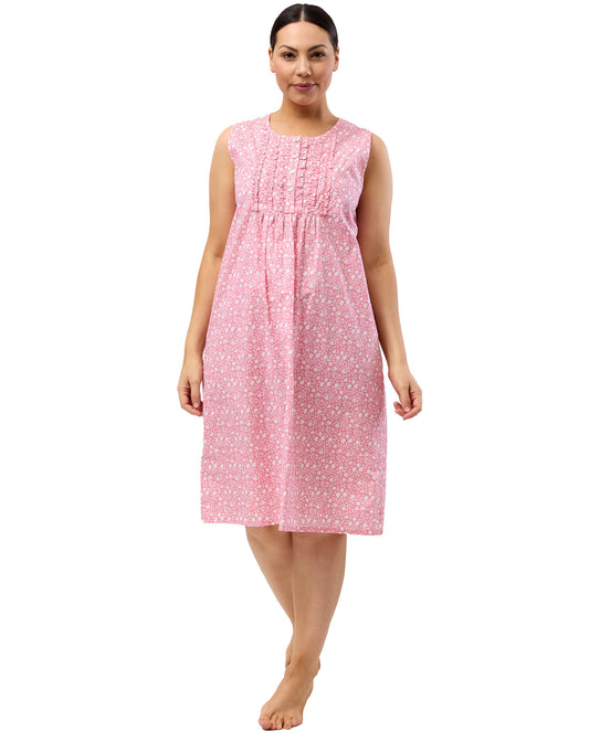 SLEEVELESS LEAF NITE CORAL - SK807L