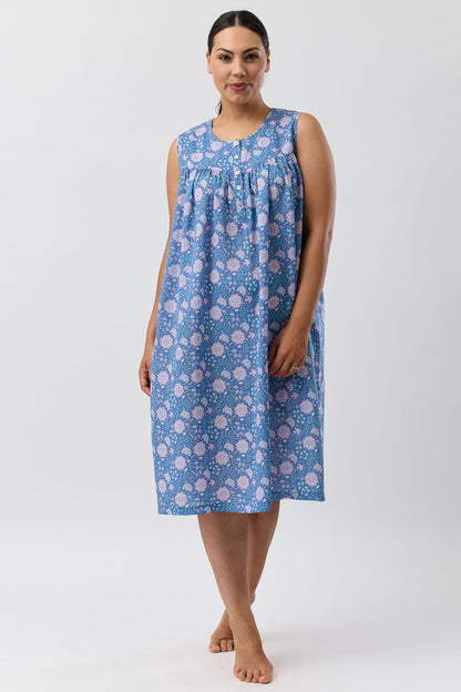 BOHO SLEEVELESS NIGHTIE DENIM - SK809B5