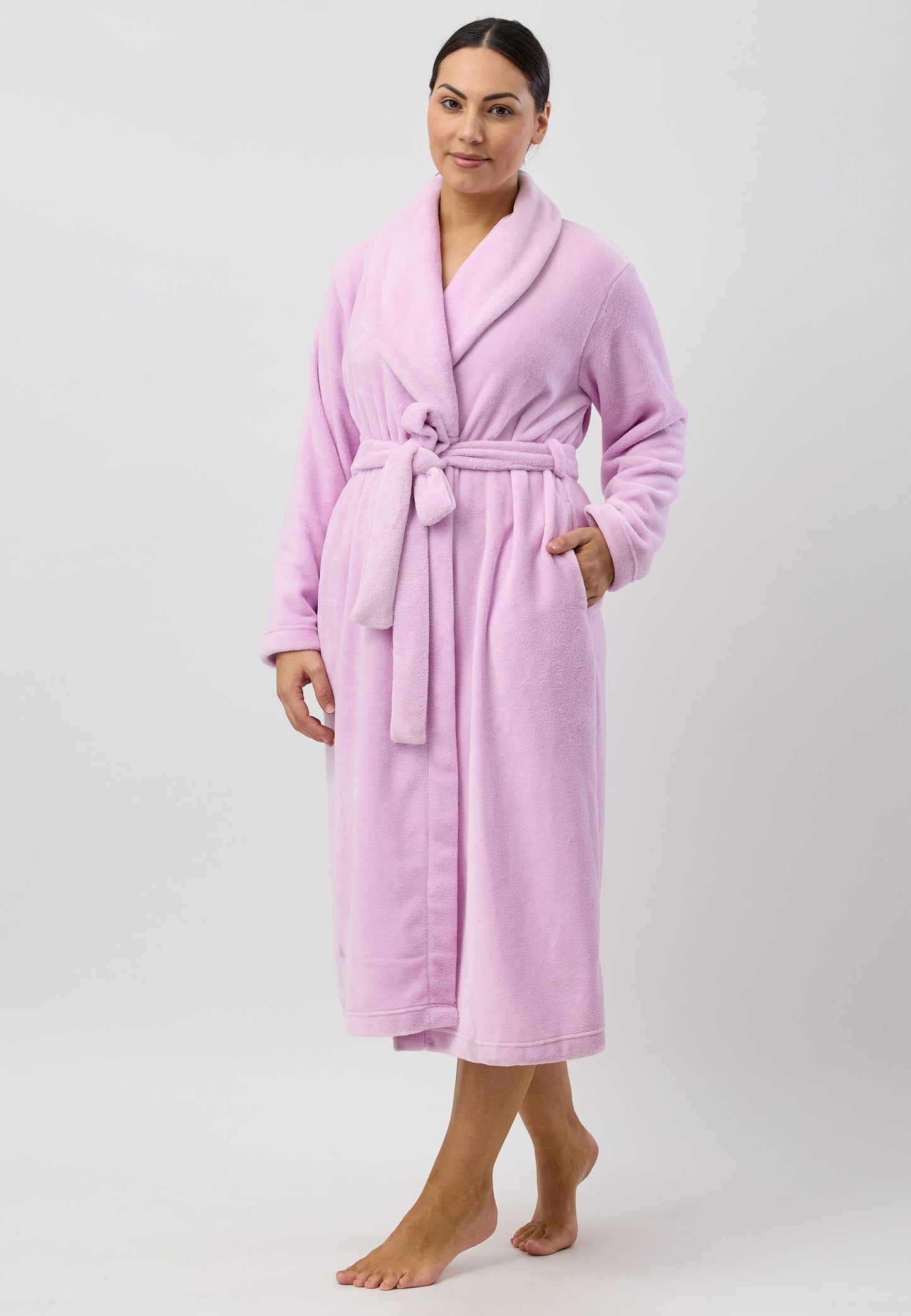 WRAP ROBE  LILAC - SK903
